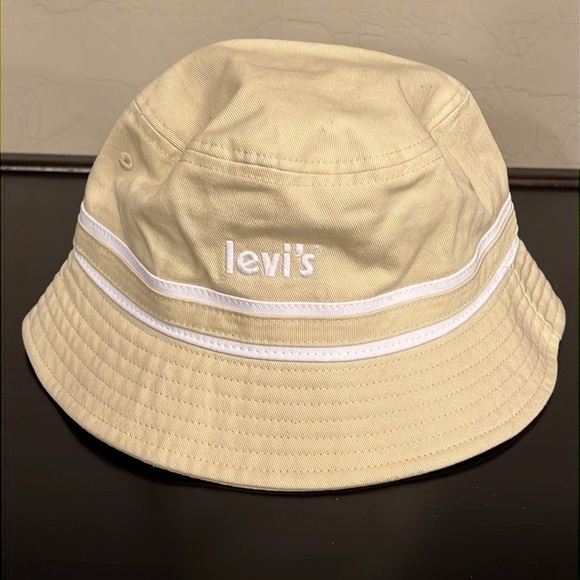 Levi’s poster logo bucket hat, 100%Cotton, unisex, NWOT - Picture 1 of 9